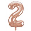 34IN ROSE GOLD  NUMERAL 2