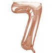 34IN ROSE GOLD  NUMERAL 7