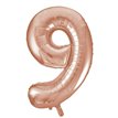 34IN ROSE GOLD  NUMERAL 9
