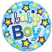18IN BABY BOY STARS GELLIBEAN FOIL