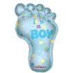 36IN BABY BOY FOOTPRINT SHAPE FOIL