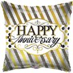 18IN ANNIVERSARY LINES AND DOTS FOIL
