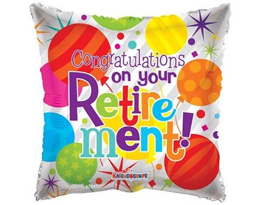 18IN CONGRATULATIONS ON YOUR RETIREMENT FOIL