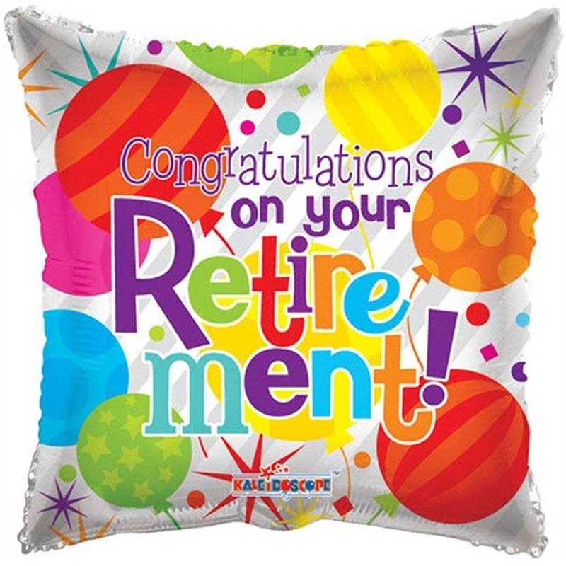 18IN CONGRATULATIONS ON YOUR RETIREMENT FOIL