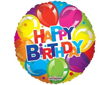 18IN BIRTHDAY SHINY BALLOONS FOIL
