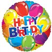 18IN BIRTHDAY SHINY BALLOONS FOIL