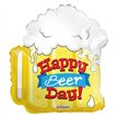 18IN HAPPY BIRTHDAY BEER SHAPE FOIL