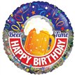 18IN HAPPY BIRTHDAY BEER FOIL BALLOON