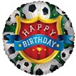 18IN HAPPY BIRTHDAY FOOTBALL FOIL