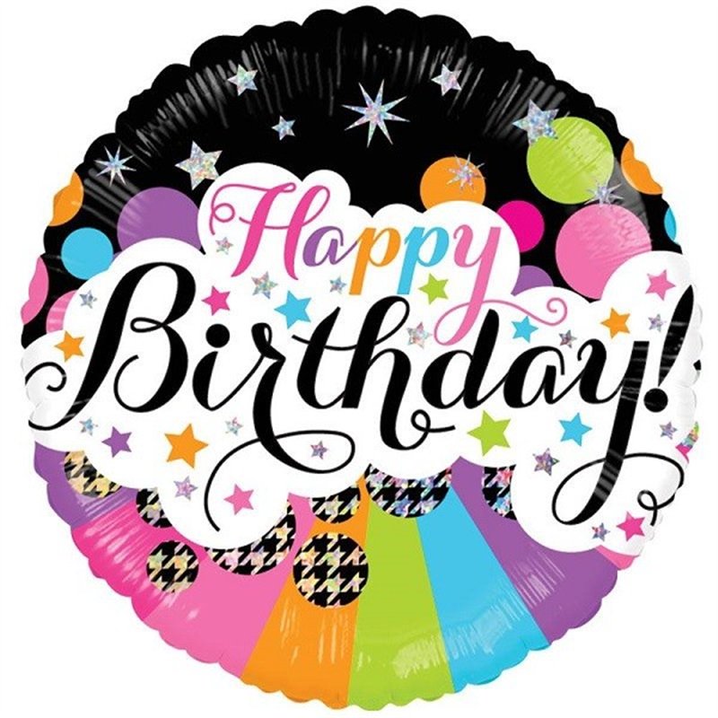 18IN BIRTHDAY LITTLE STARS FOIL