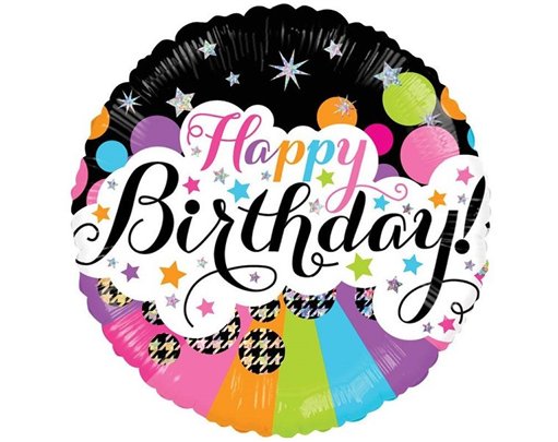 18IN BIRTHDAY LITTLE STARS FOIL