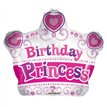 18IN HAPPY BIRTHDAY PRINCESS CROWN SHAPE FOIL