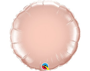 18IN ROSE GOLD CIRCLE PLAIN FOIL