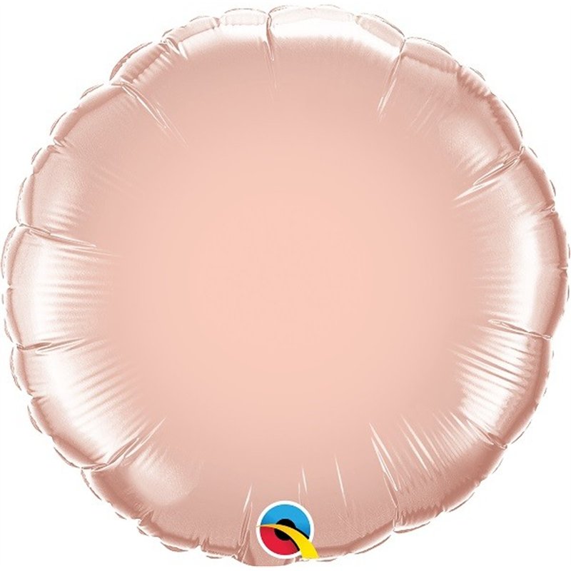 18IN ROSE GOLD CIRCLE PLAIN FOIL