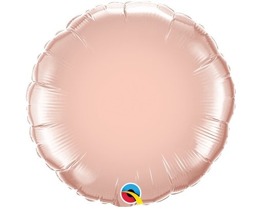18IN ROSE GOLD CIRCLE PLAIN FOIL