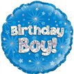 18IN BIRTHDAY BOY HOLOGRAPHIC FOIL
