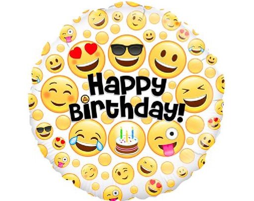 18IN BIRTHDAY EMOJI FOIL