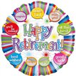 18IN HAPPY RETIREMENT SPEECH BUBBLE FOIL