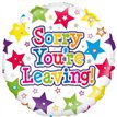 18IN SORRY YOURE LEAVING STARS FOIL