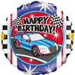 18IN SPORTS CAR BIRTHDAY METALLIC