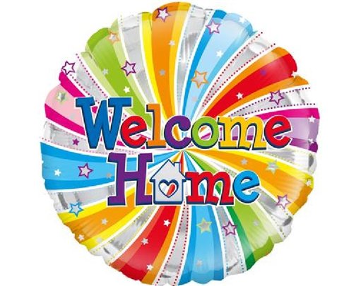 18IN WELCOME HOME SWIRL FOIL