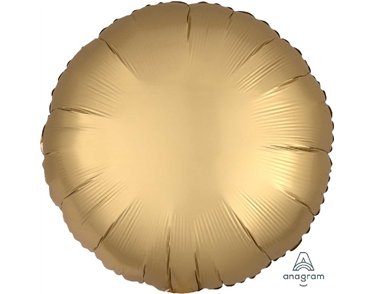 SATIN LUXE GOLD SATEEN CIRCLE 18IN FOIL
