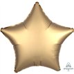 SATIN LUXE GOLD SATEEN STAR 19IN