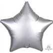 SATIN LUXE PLATINUM STAR 19IN FOIL