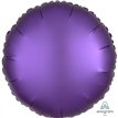 SATIN LUXE PURPLE ROYALE CIRCLE 18IN FOIL