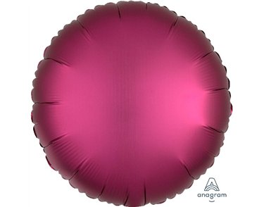 SATIN LUXE POMEGRANATE CIRCLE 18IN FOIL