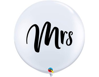 (2) 3F WHITE MRS. QUALATEX