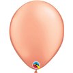 100PK 11in METALLIC ROSE GOLD QUALATEX