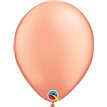 25PK 11in METALLIC ROSE GOLD QUALATEX
