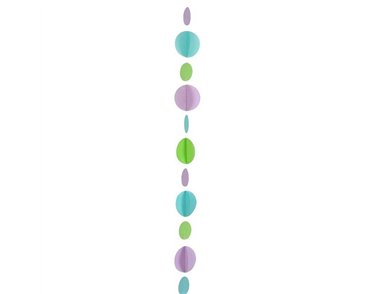 1.2M CIRCLE TEAL BALLOON TAILS