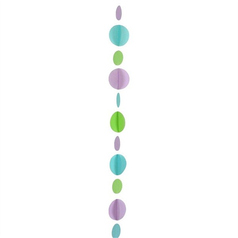 1.2M CIRCLE TEAL BALLOON TAILS