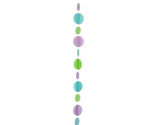 1.2M CIRCLE TEAL BALLOON TAILS