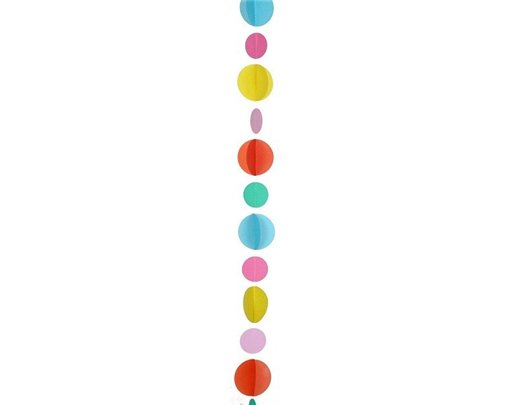 CIRCLE MULTI COLOUR BALLOON TAILS