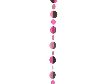 PINK/BLACK CIRCLE PINK BALLOON TAILS