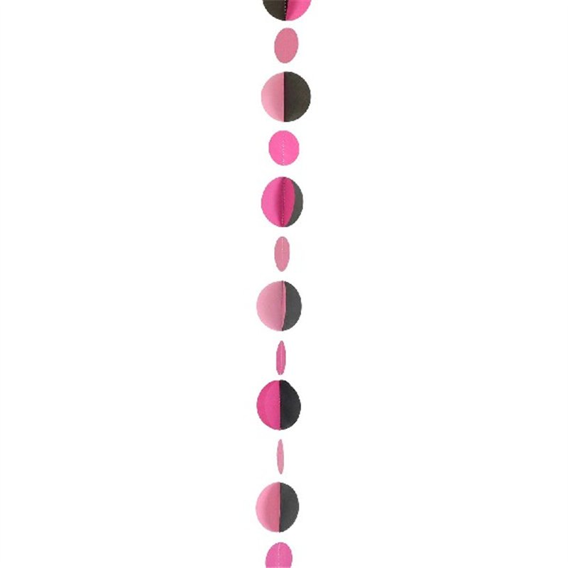 PINK/BLACK CIRCLE PINK BALLOON TAILS
