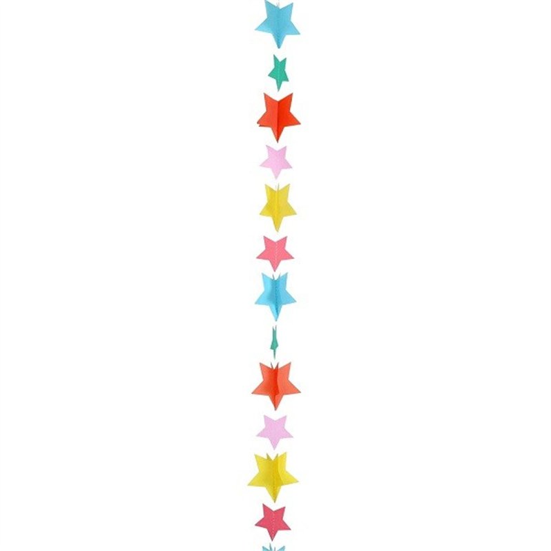 1.2M MULTICOLOUR STARS BALLOON TAILS