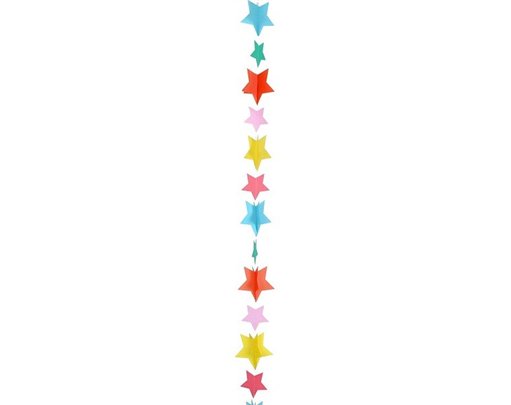 1.2M MULTICOLOUR STARS BALLOON TAILS