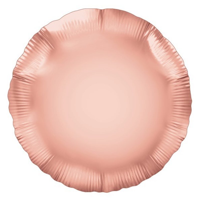 18IN ROSE GOLD ROUND FOIL BALLOON