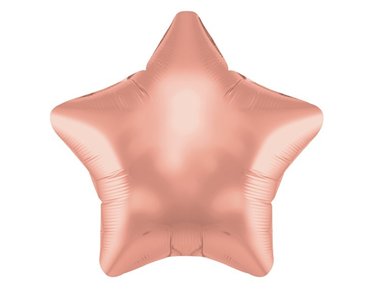 19IN ROSE GOLD STAR FOIL BALLOON