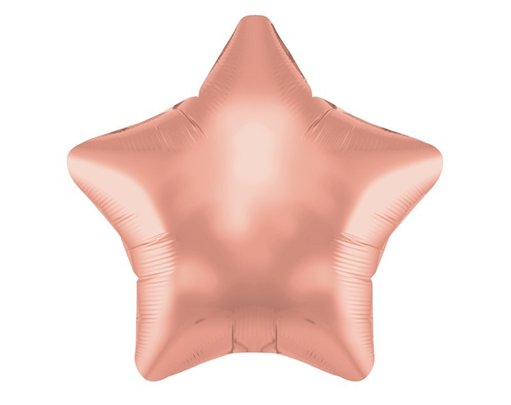 19IN ROSE GOLD STAR FOIL BALLOON