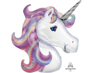 UNICORN S/SHAPE FOIL BALLOON