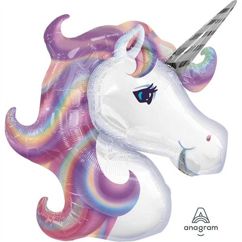 UNICORN S/SHAPE FOIL BALLOON