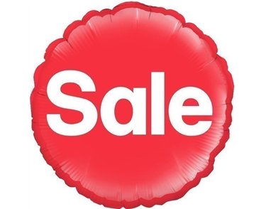 18IN SALE FOIL BALLOON