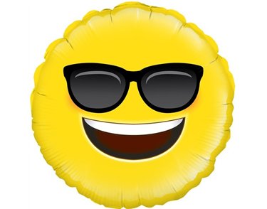 18IN COOL EMOJI FOIL BALLOON