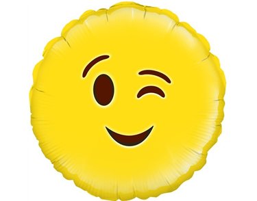 18IN WINK EMOJI FOIL BALLOON
