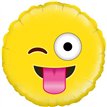 18IN CRAZY EMOJI FOIL BALLOON
